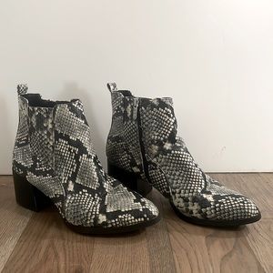 Sam Edelman Circus Snakeskin Booties